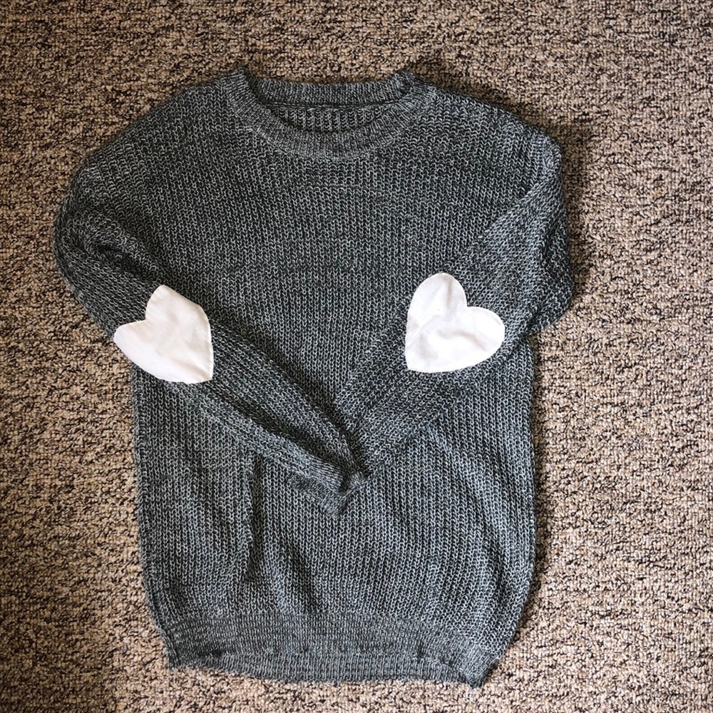 Long sleeve army green sweater